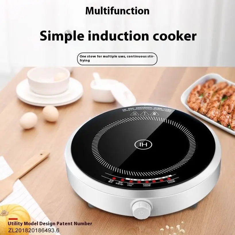 Mini Induction Cooker Household Multi-functional High-power Cooking Ultra-thin Round Intelligence MyQualityproduct.shop