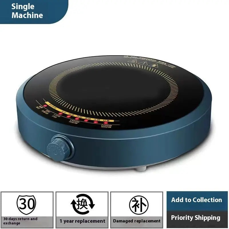 Mini Induction Cooker Household Multi-functional High-power Cooking Ultra-thin Round Intelligence MyQualityproduct.shop