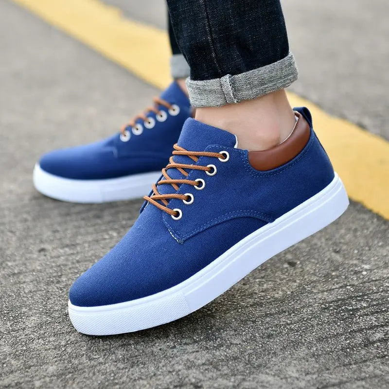 New Canvas Shoes Men Big Shoe 46 47 Man Sneakers Shoes - MyQualityproduct.shop