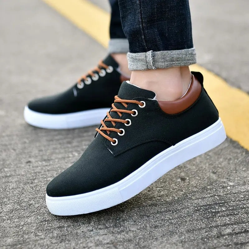 New Canvas Shoes Men Big Shoe 46 47 Man Sneakers Shoes - MyQualityproduct.shop