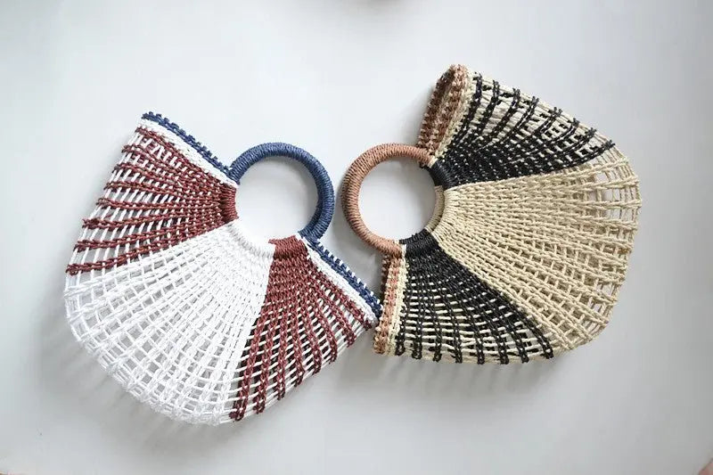 New Straw Bag Women Summer Hollow Bag Beach Bag MyQualityproduct.shop