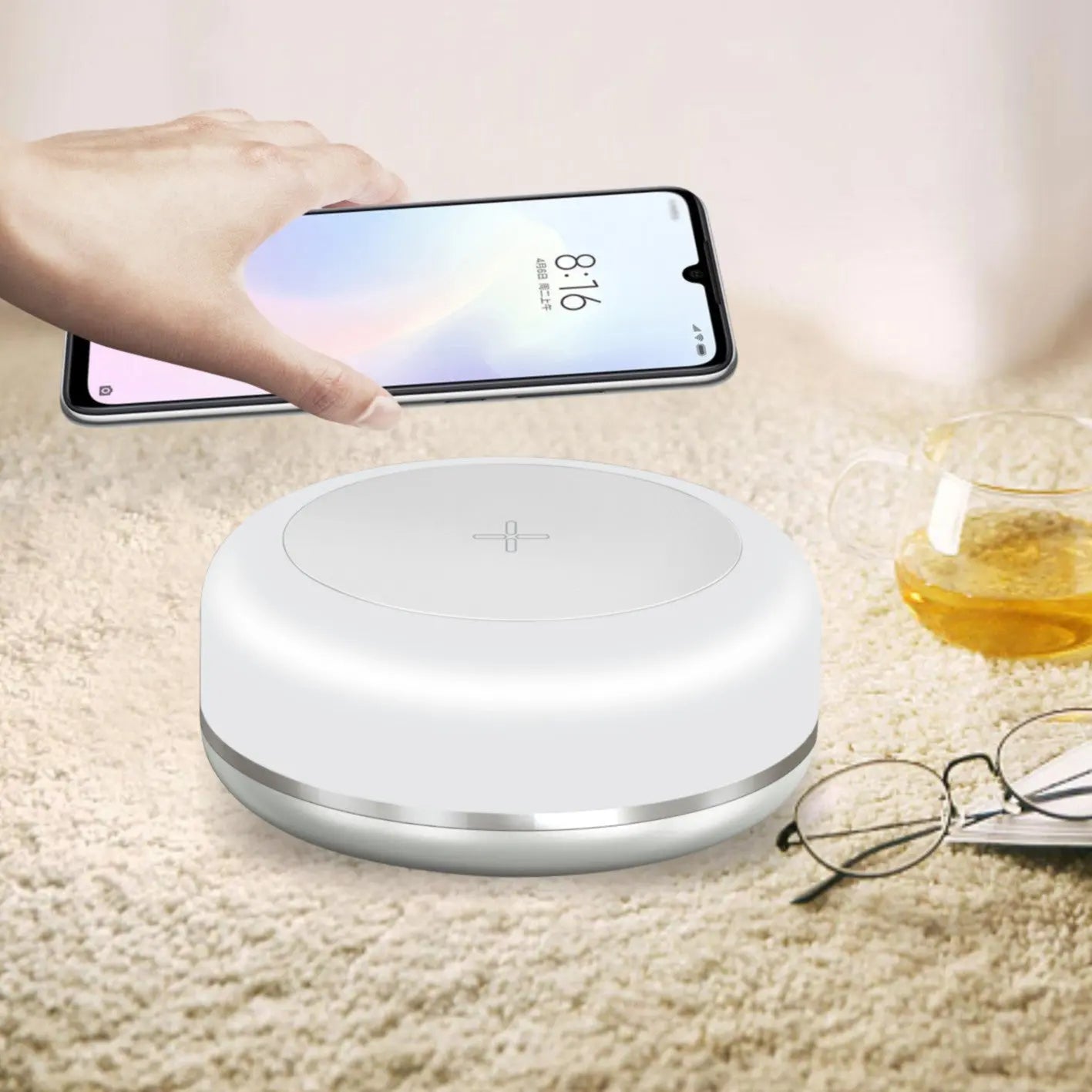 New Wireless Charger Atmosphere Light, Creative LED Night Light MyQualityproduct.shop