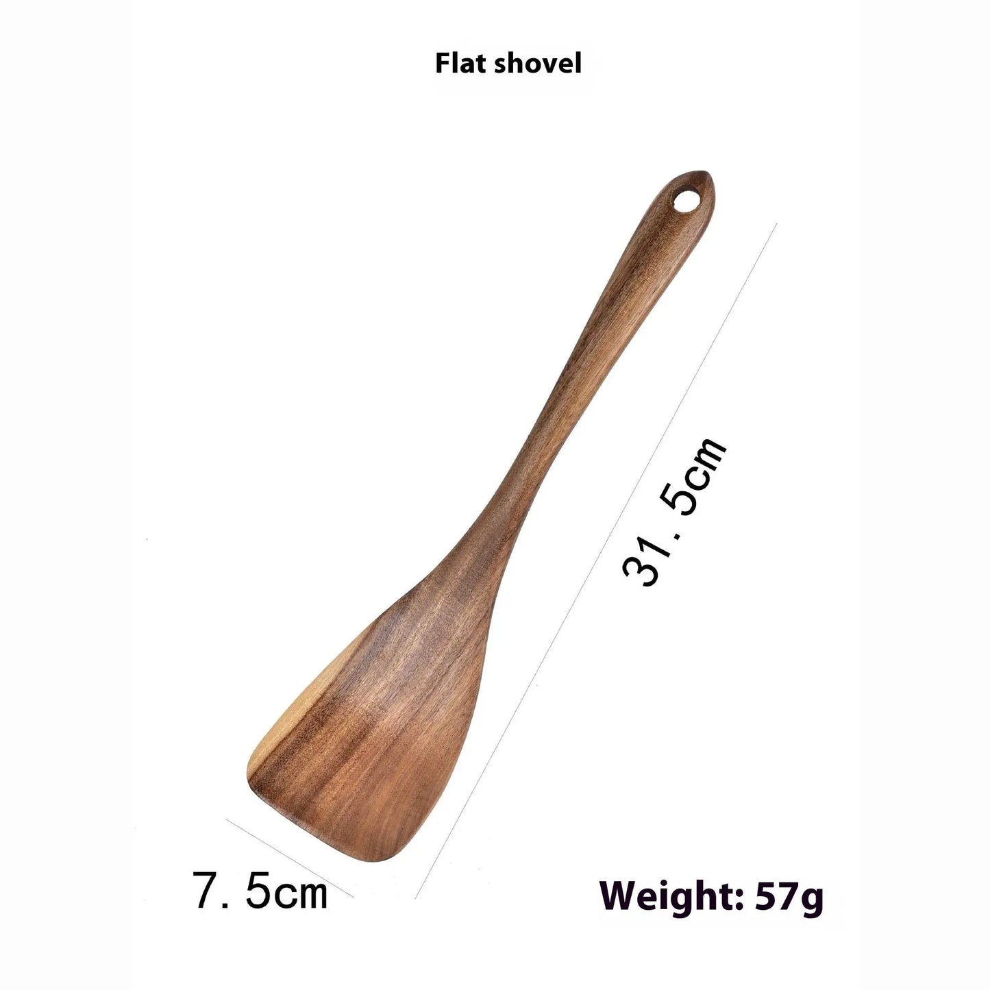 Non Stick Teak Cooking Spatula Set Of Seven Pieces MyQualityproduct.shop