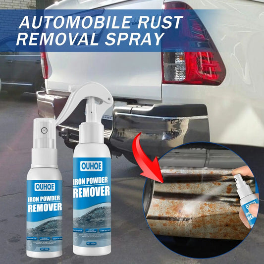 OUHOE Auto Iron Powder Rust Remover Spray Rust Remover Auto Products Stain Remover Rust Remover Cleaning Products MyQualityproduct.shop