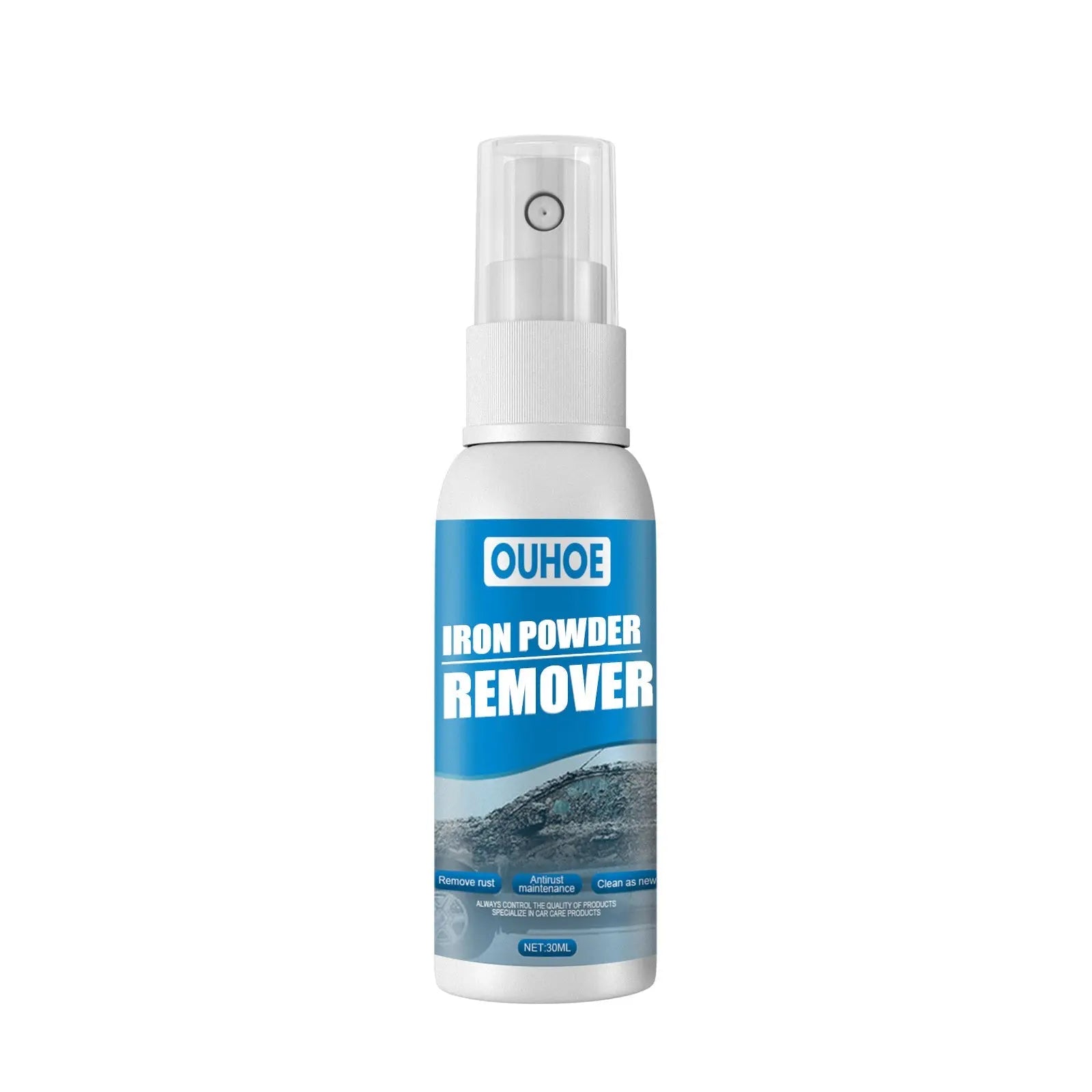 OUHOE Auto Iron Powder Rust Remover Spray Rust Remover Auto Products Stain Remover Rust Remover Cleaning Products MyQualityproduct.shop