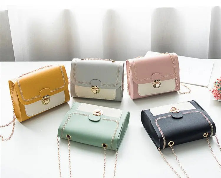 One ShoulderFashion Lock Chain Diagonal Bag MyQualityproduct.shop