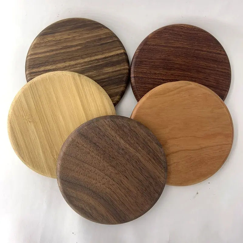 Ongoo Slim Wooden Wireless Chargers Headphone Mobile Ph MyQualityproduct.shop