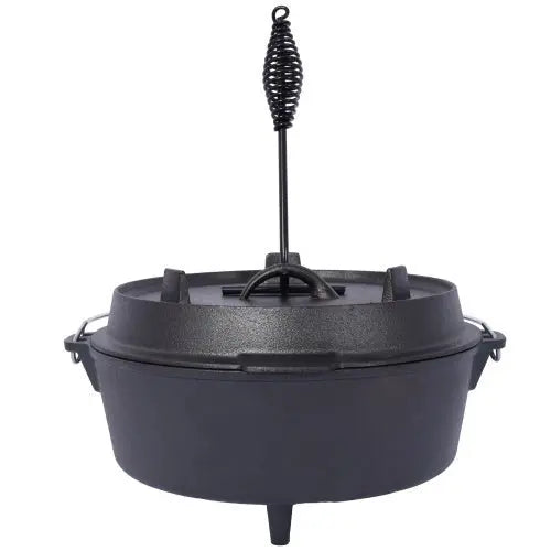 Outdoor Camping Deep Pot For Camping Fireplace Cooking Barbecue Baking Campfire MyQualityproduct.shop