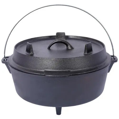 Outdoor Camping Deep Pot For Camping Fireplace Cooking Barbecue Baking Campfire MyQualityproduct.shop