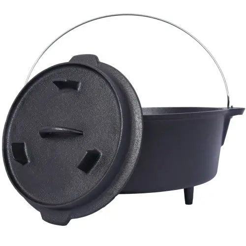 Outdoor Camping Deep Pot For Camping Fireplace Cooking Barbecue Baking Campfire MyQualityproduct.shop