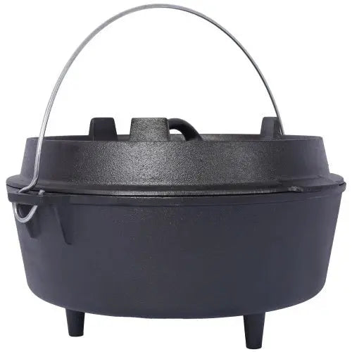 Outdoor Camping Deep Pot For Camping Fireplace Cooking Barbecue Baking Campfire MyQualityproduct.shop