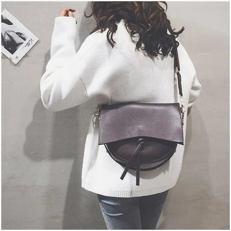 Picture In Cheek Retro Broadband One-shoulder Messenger Bag MyQualityproduct.shop