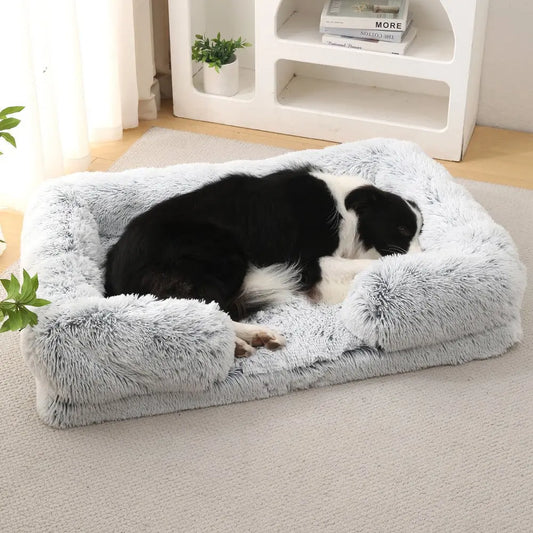 Plush Round Pet Bed Dog Bed Winter MyQualityproduct.shop