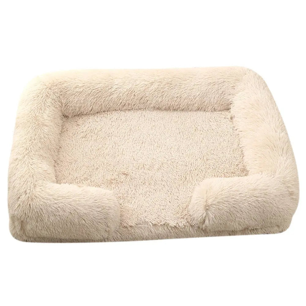 Plush Round Pet Bed Dog Bed Winter MyQualityproduct.shop