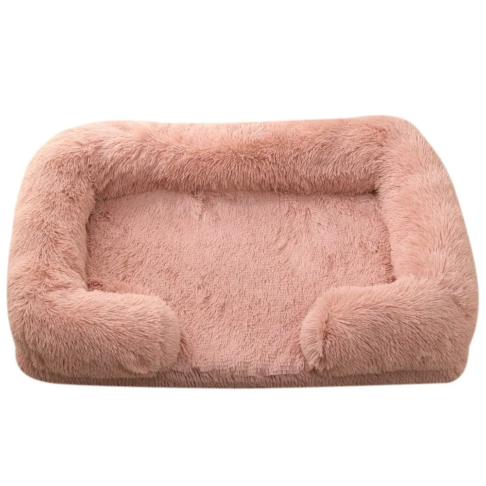 Plush Round Pet Bed Dog Bed Winter MyQualityproduct.shop