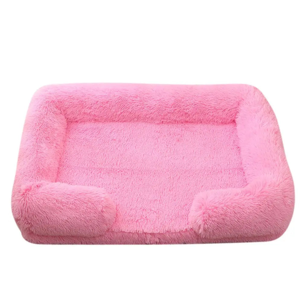 Plush Round Pet Bed Dog Bed Winter MyQualityproduct.shop