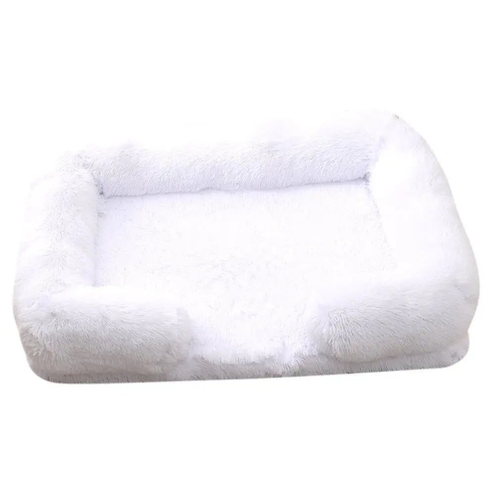 Plush Round Pet Bed Dog Bed Winter MyQualityproduct.shop