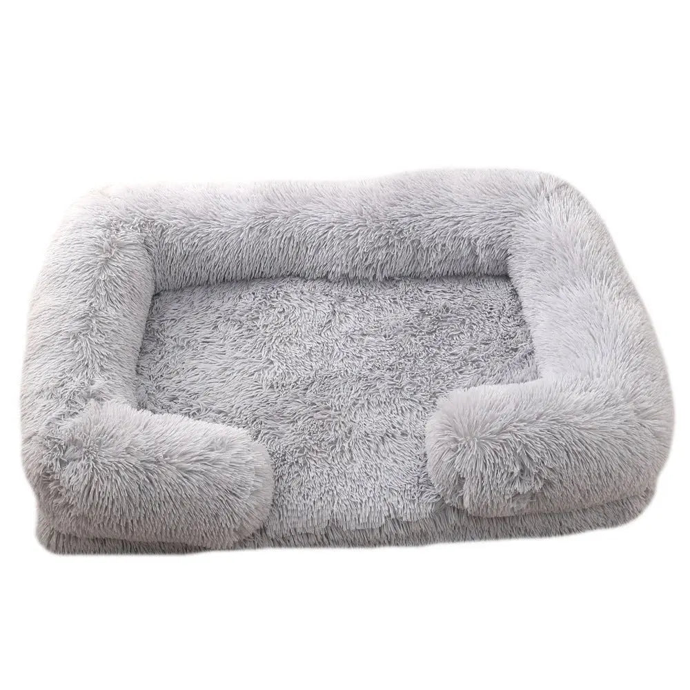 Plush Round Pet Bed Dog Bed Winter MyQualityproduct.shop