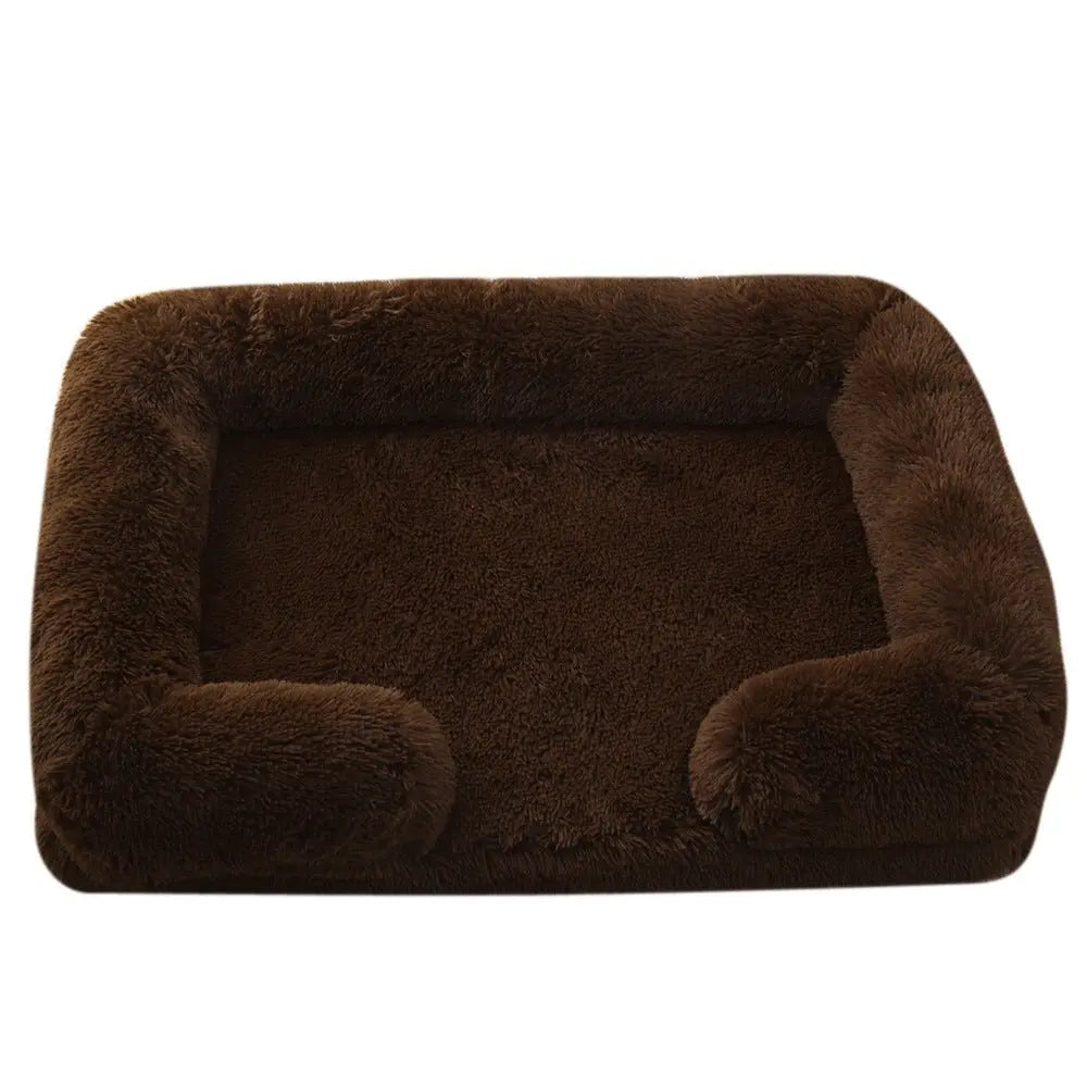 Plush Round Pet Bed Dog Bed Winter MyQualityproduct.shop