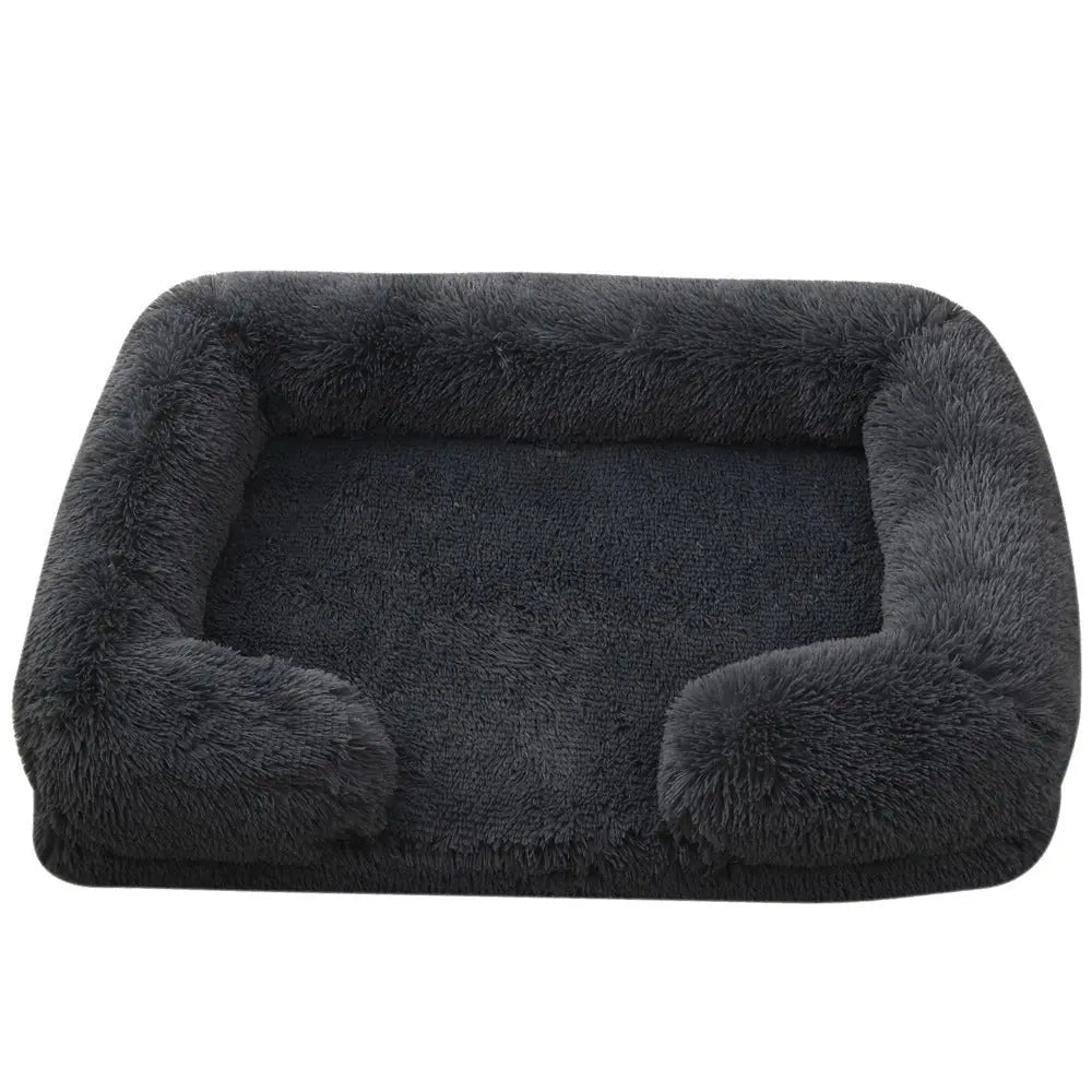 Plush Round Pet Bed Dog Bed Winter MyQualityproduct.shop