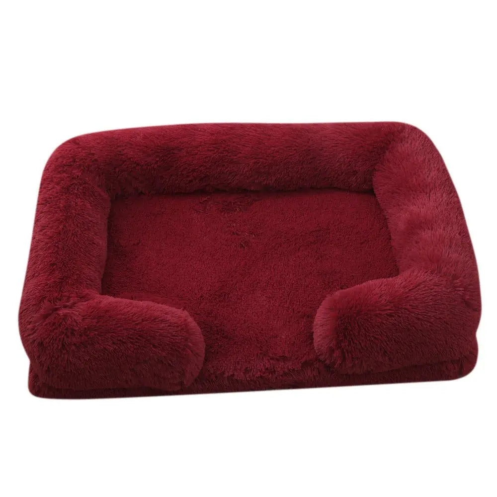 Plush Round Pet Bed Dog Bed Winter MyQualityproduct.shop