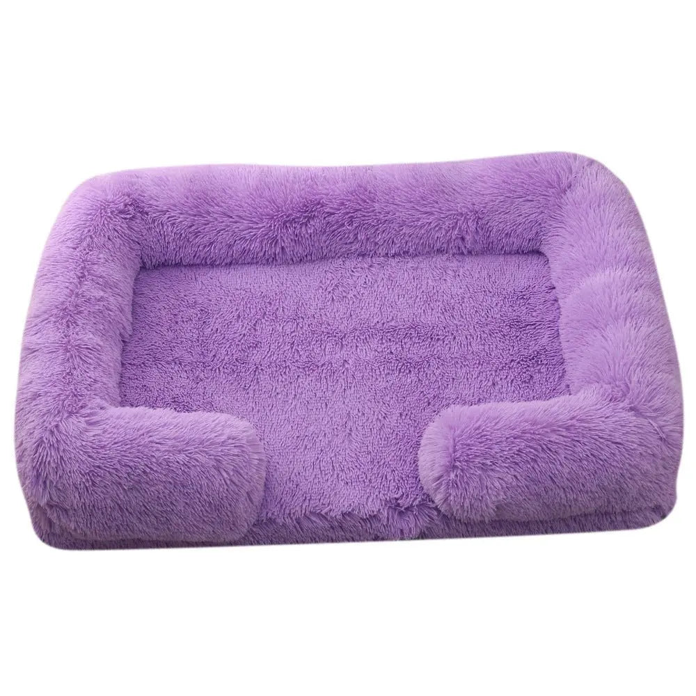 Plush Round Pet Bed Dog Bed Winter MyQualityproduct.shop