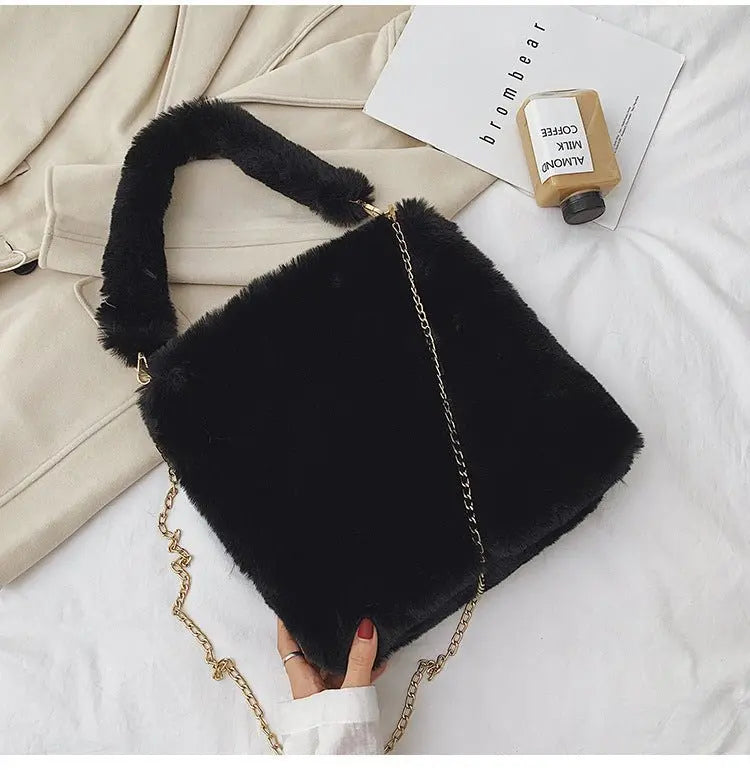 Plush women bag handbag MyQualityproduct.shop