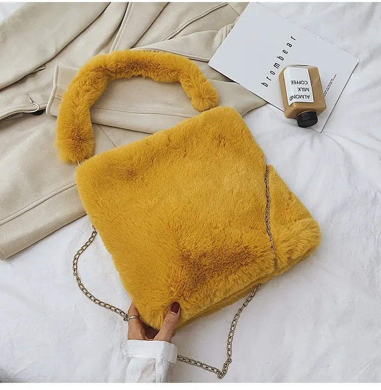 Plush women bag handbag MyQualityproduct.shop