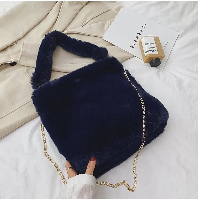 Plush women bag handbag MyQualityproduct.shop