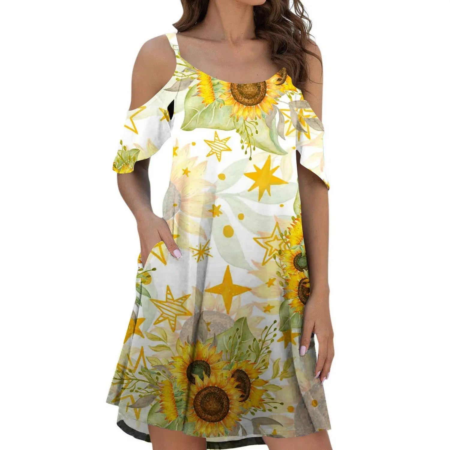 Printed Suspender Dress Summer Dress For Women MyQualityproduct.shop