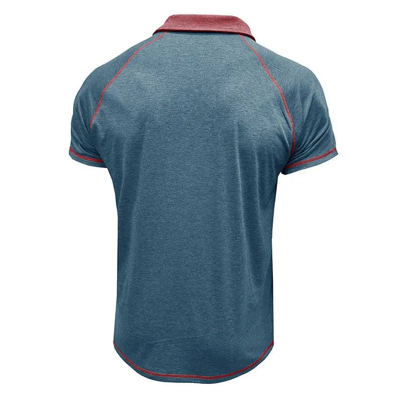 Short-sleeved Lapel T-shirt POLO Bottoming Shirt Men Clothing MyQualityproduct.shop