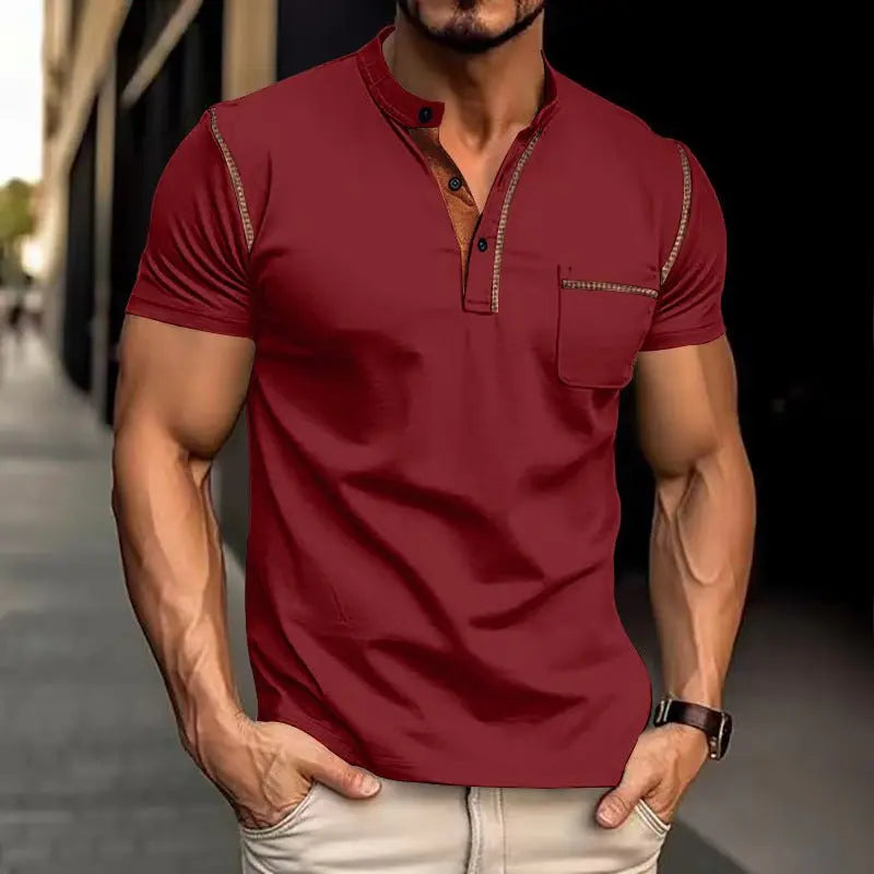 Short-sleeved Polo Shirt Summer Casual Quick-dry Tops Men Clothing MyQualityproduct.shop