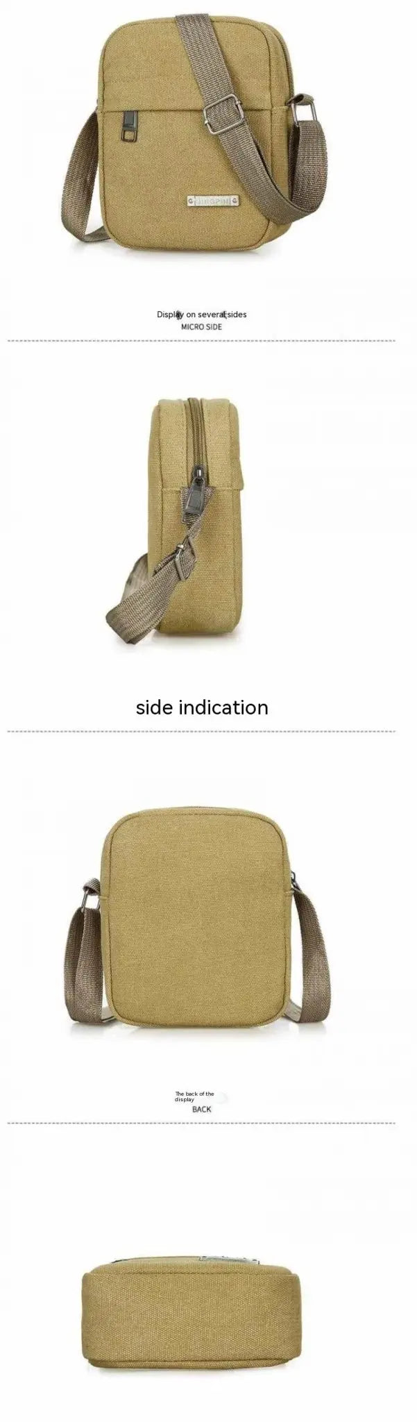 Shoulder Messenger Bag Casual Canvas Bag Men MyQualityproduct.shop