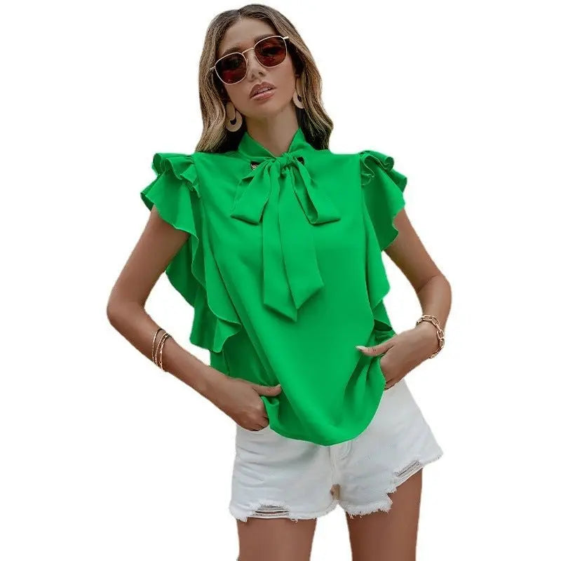 Slim Green Sleeveless Top For Women MyQualityproduct.shop