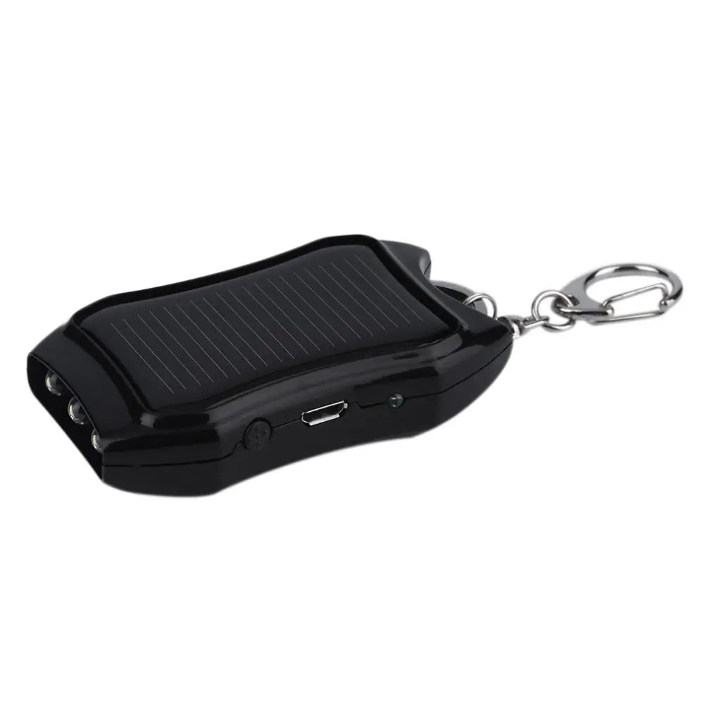 Solar Mobile Phone Power Bank  Flashlight Keychain Power MyQualityproduct.shop