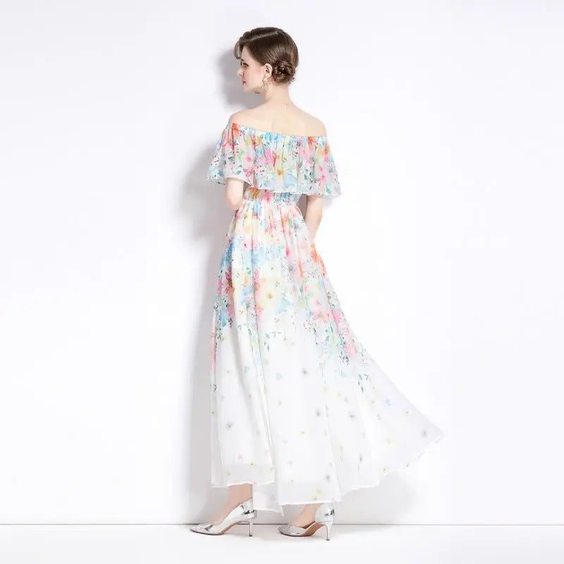 Split Chiffon Dress Women MyQualityproduct.shop