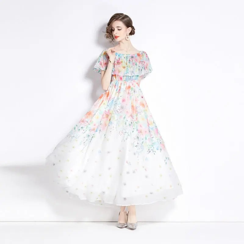 Split Chiffon Dress Women MyQualityproduct.shop