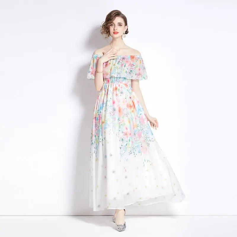 Split Chiffon Dress Women MyQualityproduct.shop