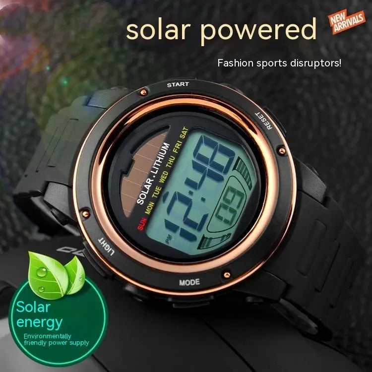 Student Fashion Solar Watch Waterproof MyQualityproduct.shop