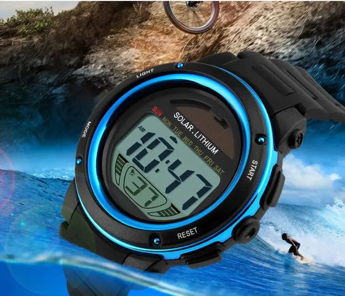 Student Fashion Solar Watch Waterproof MyQualityproduct.shop