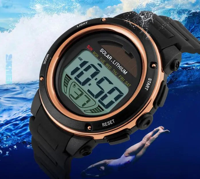 Student Fashion Solar Watch Waterproof MyQualityproduct.shop