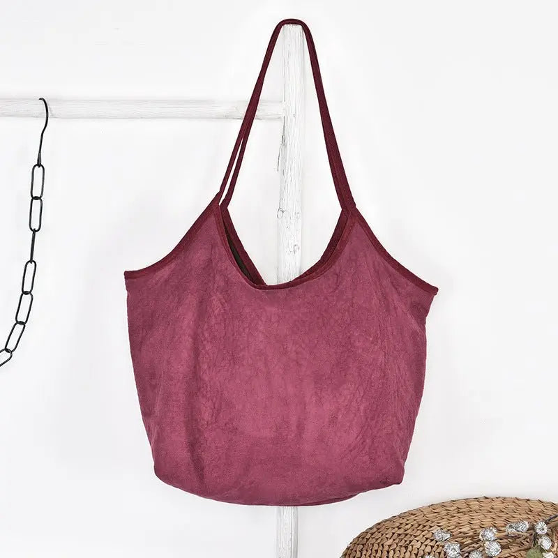 Suede cloth bag shoulder bag women bag MyQualityproduct.shop