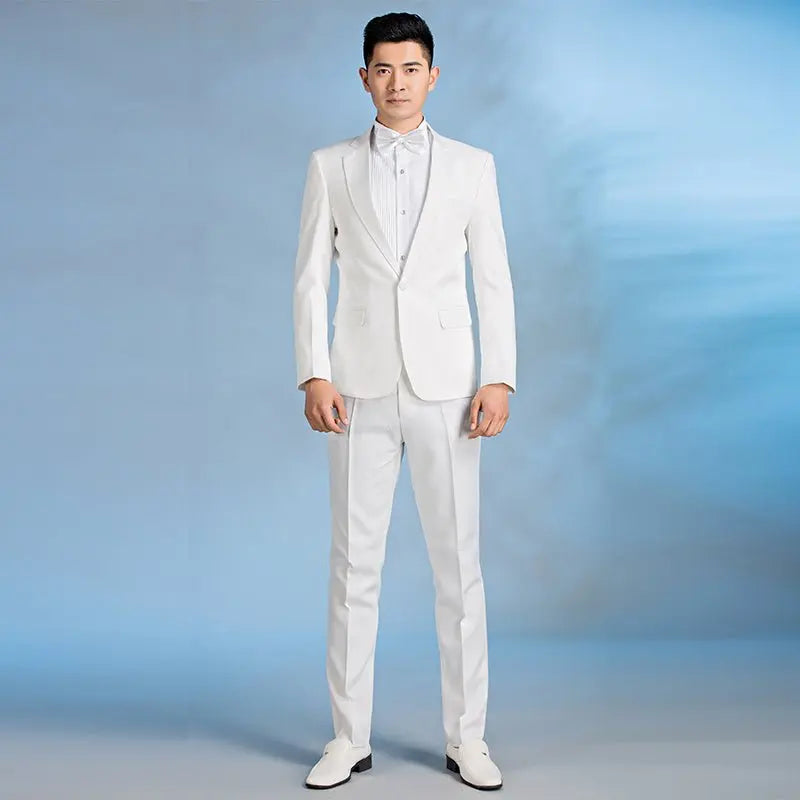 Suit Men Suit Groom Wedding Best Man Dress Slim Fit - MyQualityproduct.shop