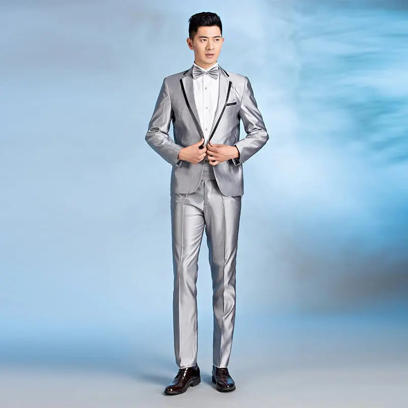 Suit Men Suit Groom Wedding Best Man Dress Slim Fit - MyQualityproduct.shop