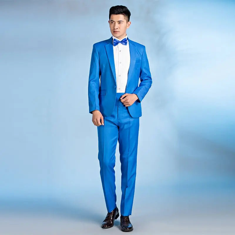 Suit Men Suit Groom Wedding Best Man Dress Slim Fit - MyQualityproduct.shop