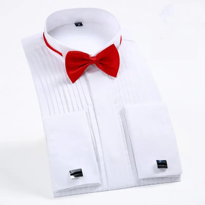 Swallowtail Dress French Cufflink Shirt Men MyQualityproduct.shop