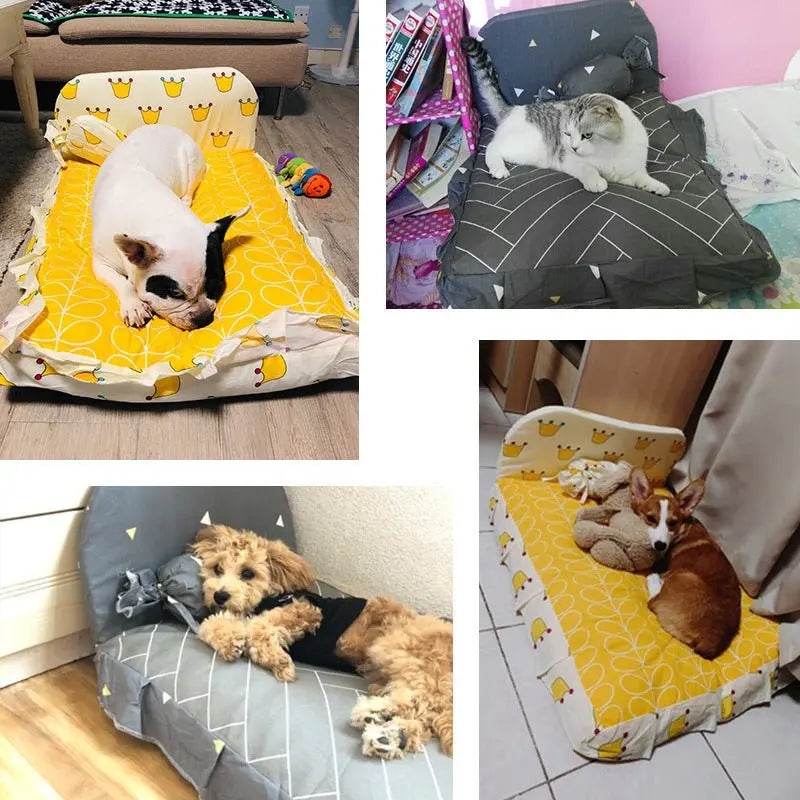 Teddy small dog pet bed MyQualityproduct.shop