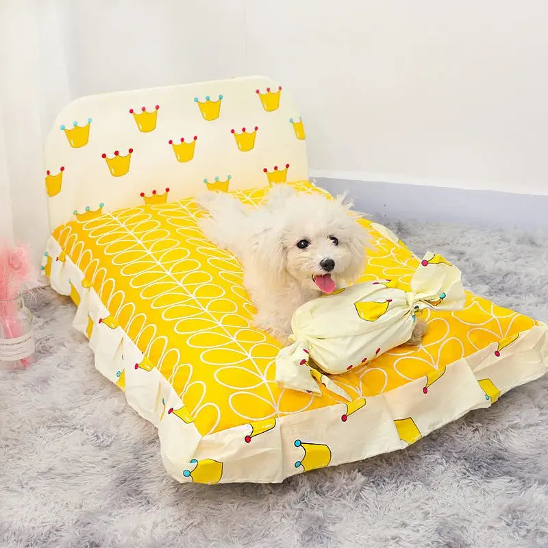 Teddy small dog pet bed MyQualityproduct.shop