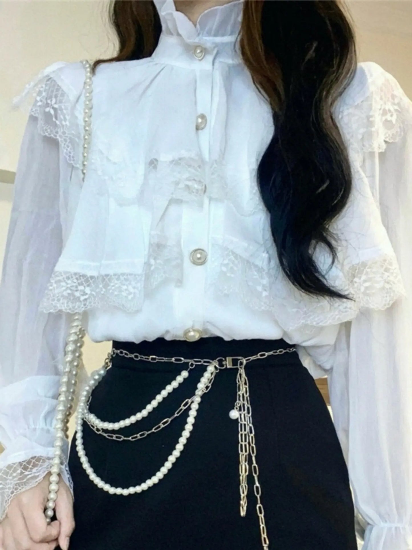 Western Style Ruffled Top For Women MyQualityproduct.shop