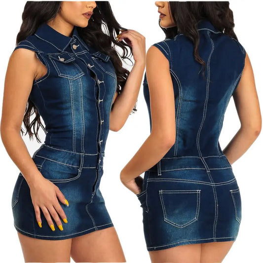 Women Denim dress MyQualityproduct.shop